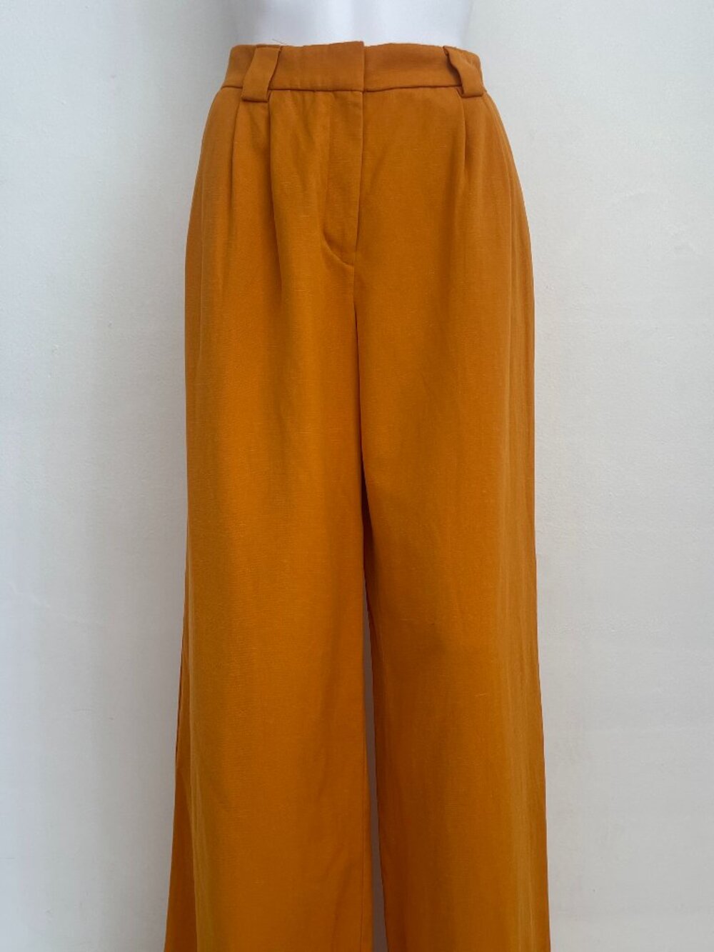EXPRESS High Rise Wide Leg Trouser Orange